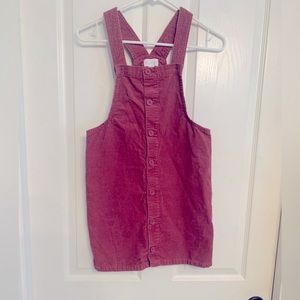 The Children’s Place Maroon Overall Dress Size 12 Girls